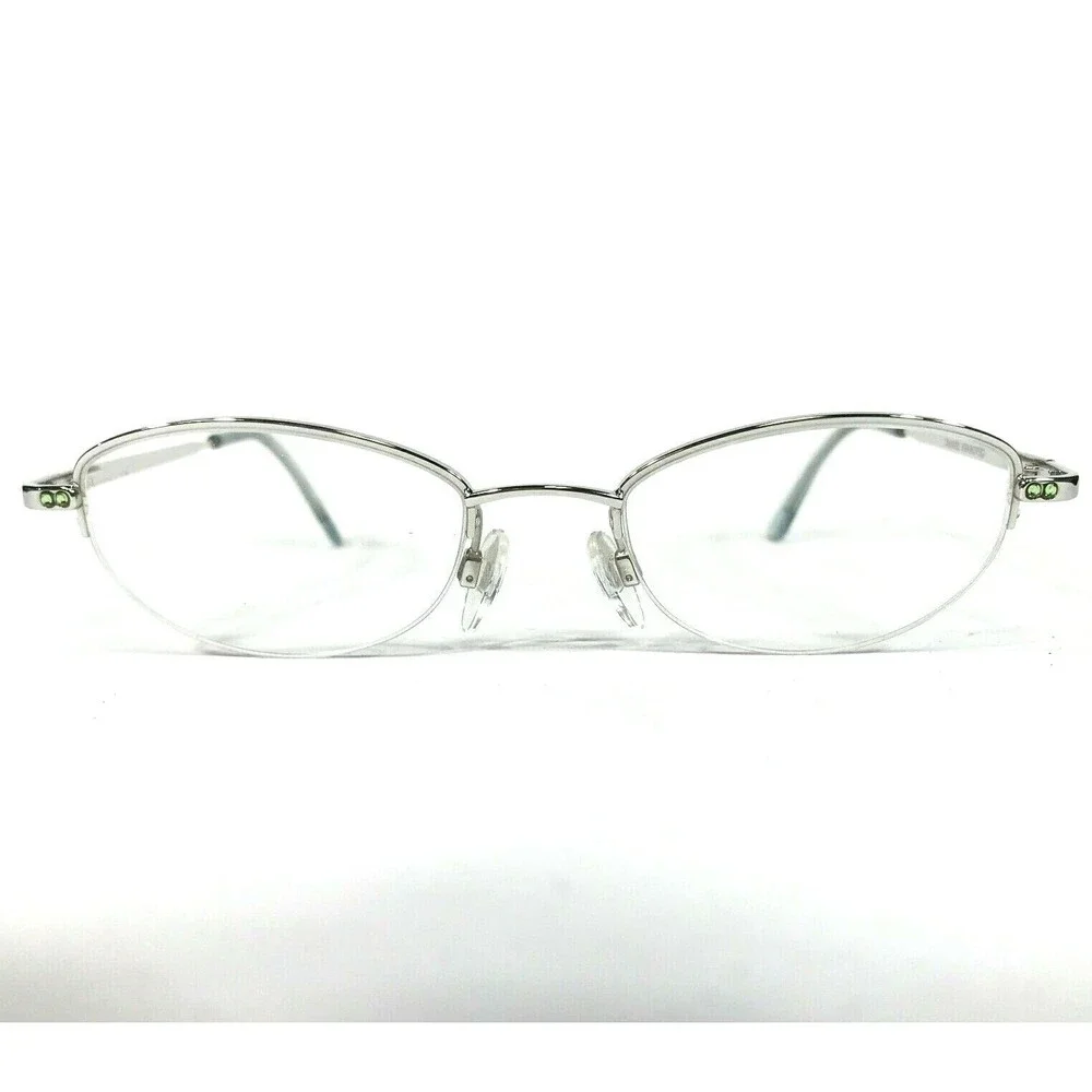 Daniel Swarovski Eyeglasses Frames 5122 700 6050 Silver Gold Plated 49-19-125